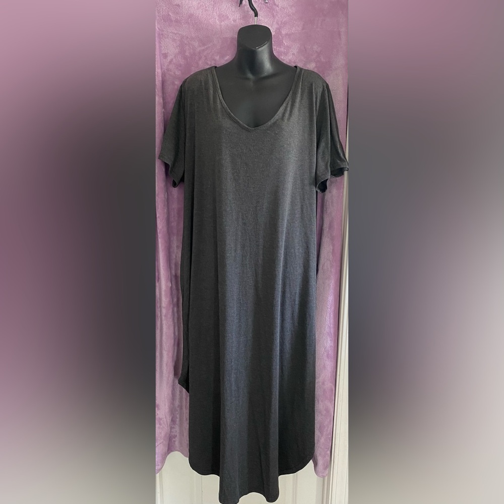 Gray Maxi Dress